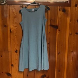 Zenana Premium light blue sleeveless dress